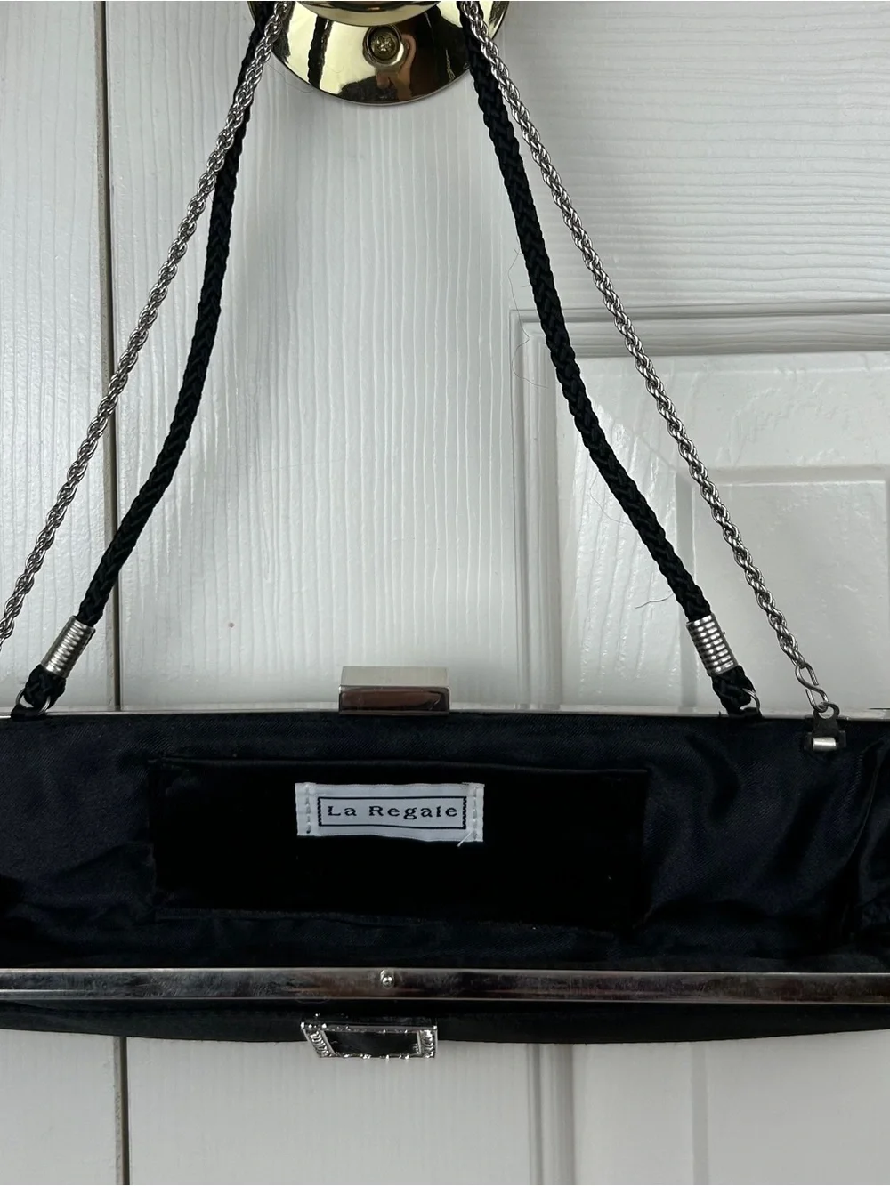 Vintage La Regale Satin Clutch Purse